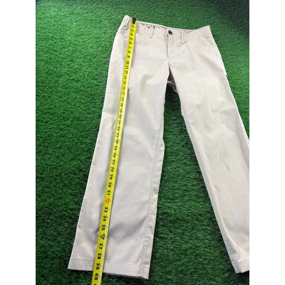 Under Armour Mens Pants 34x30 Tan Khaki Loose Fit Performance Athletic Golf